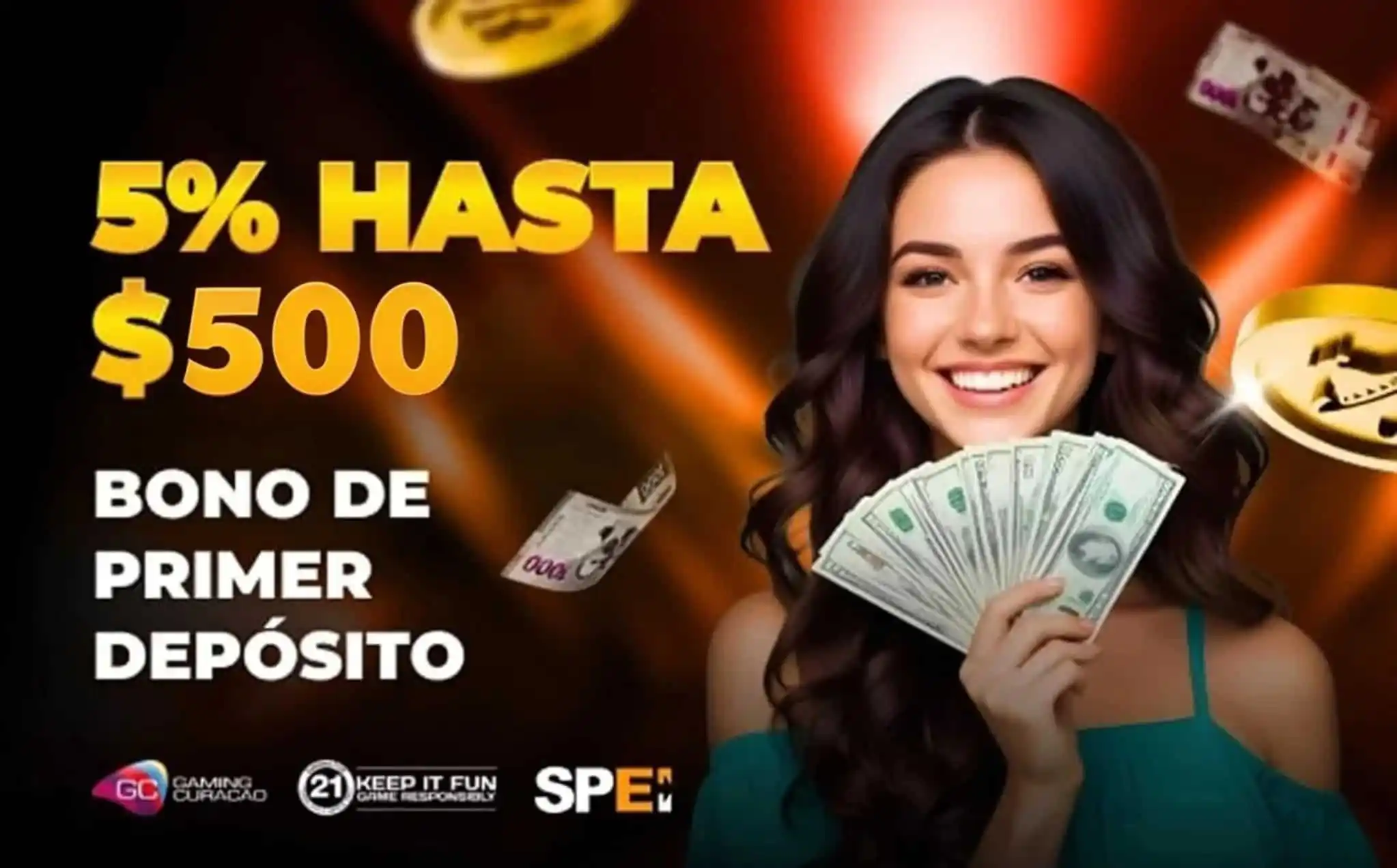 5% hasta $500 de bono